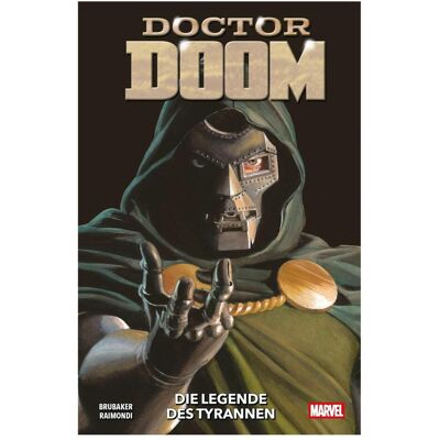Panini Doctor Doom: Die Legende des Tyrannen, Fiction de Ed Brubaker, Pablo Raimondi, Marc-Oliver Frisch - Publicité Panini Doctor Doom: Die Legende des Tyrannen, Fiction de Ed Brubaker, Pablo Raimondi, Marc-Oliver Frisch - Publicité