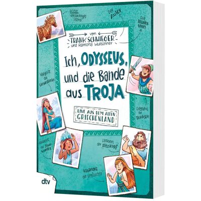 DTV Ich, Odysseus, und die Bande aus Troja, Livre pour enfants de Frank Schwieger - Publicité DTV Ich, Odysseus, und die Bande aus Troja, Livre pour enfants de Frank Schwieger - Publicité