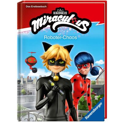 Ravensburger Miraculous: Roboter-Chaos - Das Erstlesebuch zur Serie, Livre pour enfants de Anne Sheller - Publicité Ravensburger Miraculous: Roboter-Chaos - Das Erstlesebuch zur Serie, Livre pour enfants de Anne Sheller - Publicité