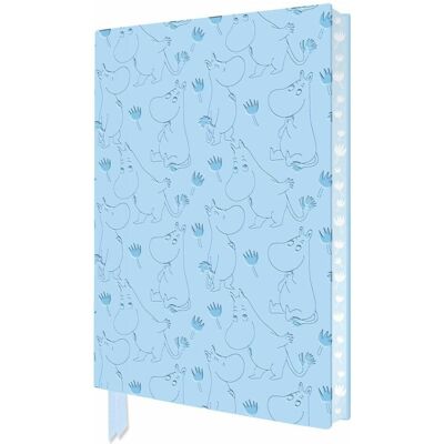 Flame Tree, Cahier + bloc-notes, Moomin and Flowers Artisan Art Notebook ( Journals) (A5, À rayures, Blanc, Couverture rigide) - Publicité Flame Tree, Cahier + bloc-notes, Moomin and Flowers Artisan Art Notebook ( Journals) (A5, À rayures, Blanc, Couverture rigide) - Publicité