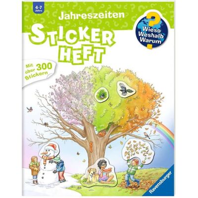 Ravensburger, Autocollants, Wieso? Weshalb? Warum? Stickerheft - Jahreszeiten (300 Autocollants) - Publicité Ravensburger, Autocollants, Wieso? Weshalb? Warum? Stickerheft - Jahreszeiten (300 Autocollants) - Publicité