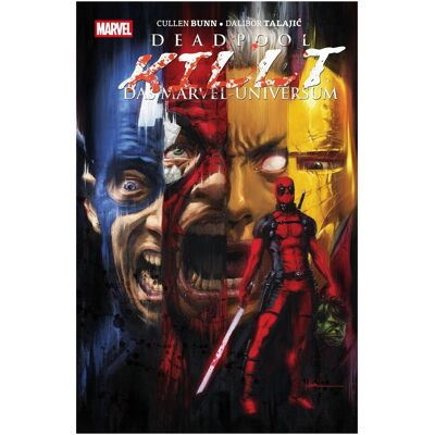 Panini Deadpool: Deadpool killt das Marvel-Universum (Pocket Edition), Fiction de Michael Strittmatter, Marc-Oliver Frisch, Cullen Bunn., Dalibor Talajic - Publicité Panini Deadpool: Deadpool killt das Marvel-Universum (Pocket Edition), Fiction de Michael Strittmatter, Marc-Oliver Frisch, Cullen Bunn., Dalibor Talajic - Publicité