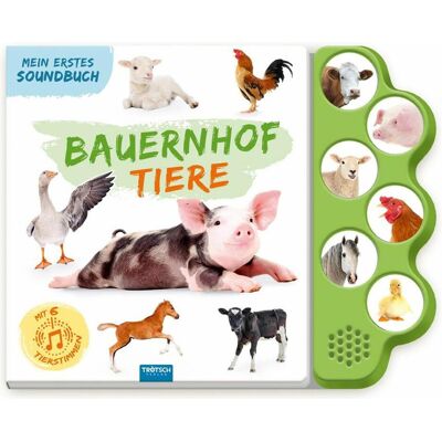 Trötsch, Livres pour bébé, Mein erstes Soundbuch: Bauernhoftiere (Allemand) - Publicité Trötsch, Livres pour bébé, Mein erstes Soundbuch: Bauernhoftiere (Allemand) - Publicité