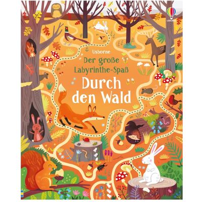 Usborne Publishing Der grosse Labyrinthe-Spass: Durch den Wald, Livre pour enfants de Sam Smith - Publicité Usborne Publishing Der grosse Labyrinthe-Spass: Durch den Wald, Livre pour enfants de Sam Smith - Publicité