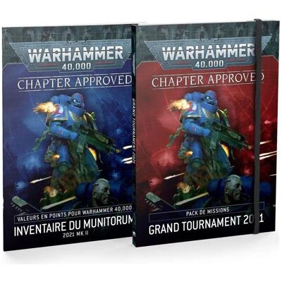 Games Workshop Chapitre Approuvé : Pack de Missions Grand Tournoi 2021 et Inventaire du Munitorum 2021 MkII (Papier) - Publicité Games Workshop Chapitre Approuvé : Pack de Missions Grand Tournoi 2021 et Inventaire du Munitorum 2021 MkII (Papier) - Publicité