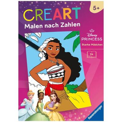 Ravensburger CreArt Malen nach Zahlen ab 5 Disney Prinzessinnen - Starke Mädchen - Publicité Ravensburger CreArt Malen nach Zahlen ab 5 Disney Prinzessinnen - Starke Mädchen - Publicité