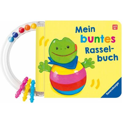 Ravensburger, Livres pour bébé, Mein buntes Rasselbuch (Allemand) - Publicité Ravensburger, Livres pour bébé, Mein buntes Rasselbuch (Allemand) - Publicité