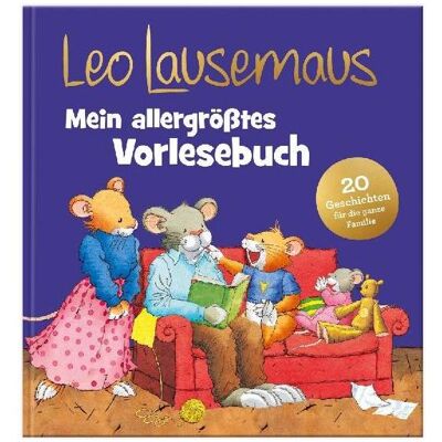 Lingen Leo Lausemaus – Mein allergrösstes Vorlesebuch, Livre pour enfants de Monika Larsen, Sophia Witt, Frieda Böhm, Marco Campanella - Publicité Lingen Leo Lausemaus – Mein allergrösstes Vorlesebuch, Livre pour enfants de Monika Larsen, Sophia Witt, Frieda Böhm, Marco Campanella - Publicité