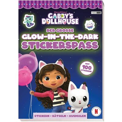 Panini, Autocollants, Gabby's Dollhouse: Der grosse Glow-in-the-Dark-Stickerspass (100 Autocollants) - Publicité Panini, Autocollants, Gabby's Dollhouse: Der grosse Glow-in-the-Dark-Stickerspass (100 Autocollants) - Publicité