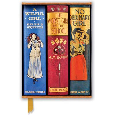 Browntrout Verlag, Cahier + bloc-notes, Bodleian Libraries : Book Spines Great Girls (Foiled Journal) (Règle spéciale, Couverture rigide) - Publicité Browntrout Verlag, Cahier + bloc-notes, Bodleian Libraries : Book Spines Great Girls (Foiled Journal) (Règle spéciale, Couverture rigide) - Publicité