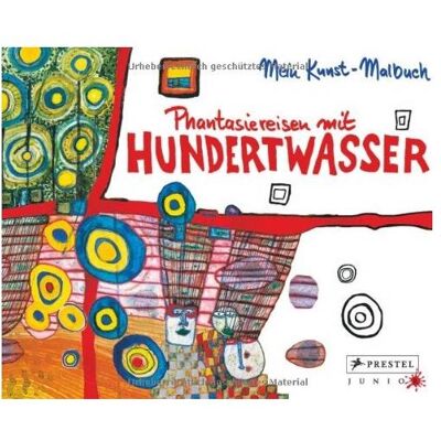 Prestel Voyages imaginaires avec Hundertwasser - Publicité Prestel Voyages imaginaires avec Hundertwasser - Publicité