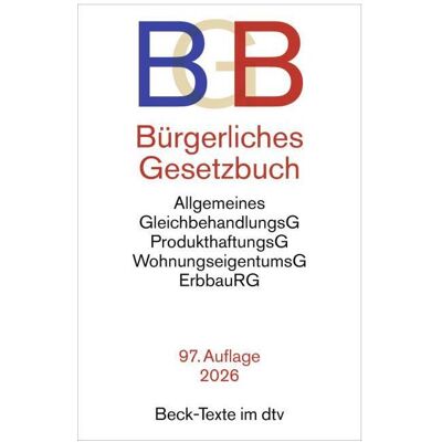 DTV, Bulletin de versement, Bürgerliches Gesetzbuch (909x) - Publicité DTV, Bulletin de versement, Bürgerliches Gesetzbuch (909x) - Publicité