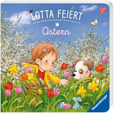 Ravensburger, Livres pour bébé, Lotta feiert Ostern (Allemand) - Publicité Ravensburger, Livres pour bébé, Lotta feiert Ostern (Allemand) - Publicité