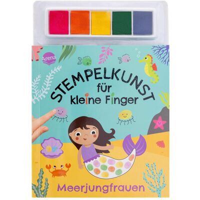 Arena, Tampon encreur, Stempelkunst für kleine Finger – Meerjungfrauen - Publicité Arena, Tampon encreur, Stempelkunst für kleine Finger – Meerjungfrauen - Publicité