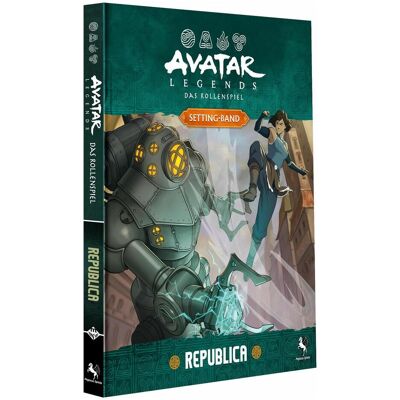 Pegasus Avatar Legends - Le jeu de rôle : Republica (Allemand) - Publicité Pegasus Avatar Legends - Le jeu de rôle : Republica (Allemand) - Publicité