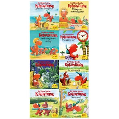 Carlsen Der kleine Drache Kokosnuss und seine Freunde, Livre pour enfants de Ingo Siegner - Publicité Carlsen Der kleine Drache Kokosnuss und seine Freunde, Livre pour enfants de Ingo Siegner - Publicité