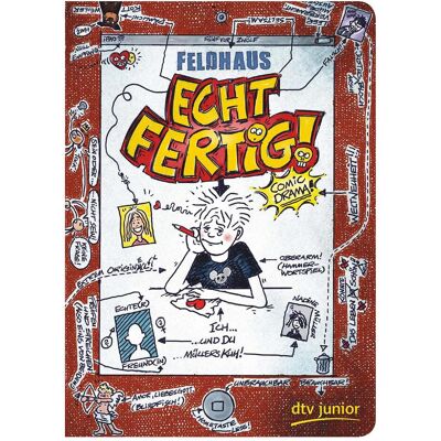 DTV Echt fertig!, Livre pour enfants de Hans-Jürgen Feldhaus - Publicité DTV Echt fertig!, Livre pour enfants de Hans-Jürgen Feldhaus - Publicité