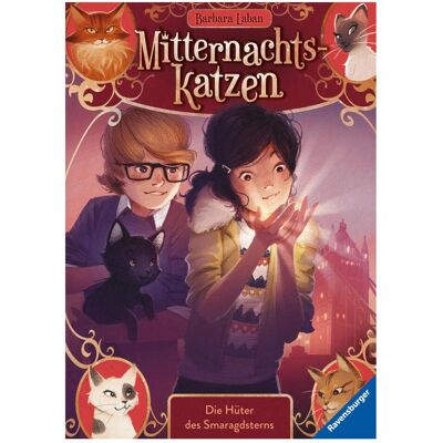 Ravensburger Mitternachtskatzen 2 Smaragdstein, Livre pour enfants de Barbara Laban - Publicité Ravensburger Mitternachtskatzen 2 Smaragdstein, Livre pour enfants de Barbara Laban - Publicité