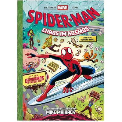 Panini Spider-Man: Chaos im Kosmos, Fiction de Mike Maihack - Publicité Panini Spider-Man: Chaos im Kosmos, Fiction de Mike Maihack - Publicité