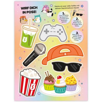 Trötsch, Autocollants, Squishmallows - Basteln, Malen, Rätseln (mit über 100 Puffy (100 Autocollants) - Publicité Trötsch, Autocollants, Squishmallows - Basteln, Malen, Rätseln (mit über 100 Puffy (100 Autocollants) - Publicité