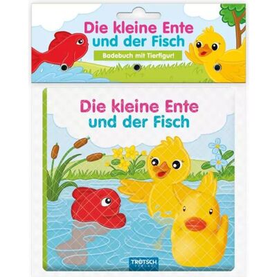 Trötsch Livre de bain Le petit canard et le poisson 6 pages multicolores - Publicité Trötsch Livre de bain Le petit canard et le poisson 6 pages multicolores - Publicité