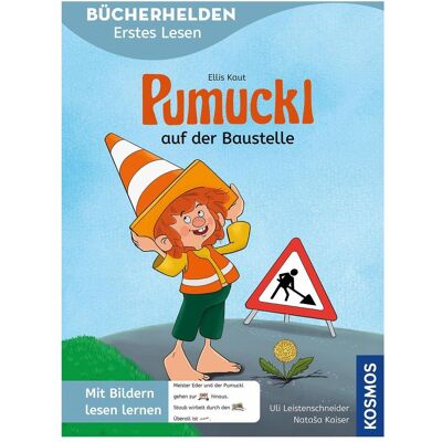 Kosmos Pumuckl, Bücherhelden Erstes Lesen, Pumuckl auf der Baustelle, Livre pour enfants de Uli dernier coupeur, Ellis mâche, Nataša Kaiser - Publicité Kosmos Pumuckl, Bücherhelden Erstes Lesen, Pumuckl auf der Baustelle, Livre pour enfants de Uli dernier coupeur, Ellis mâche, Nataša Kaiser - Publicité