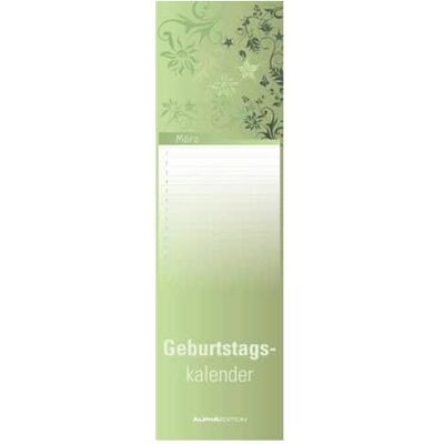 Edition, Calendrier + agenda, ALPHA 880812 95x330mm immerwährend (Spécial) - Publicité Edition, Calendrier + agenda, ALPHA 880812 95x330mm immerwährend (Spécial) - Publicité