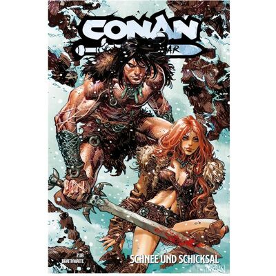 Panini Conan der Barbar, Fiction de Danica Brine, Jim Zub, Doug Braithwaite - Publicité Panini Conan der Barbar, Fiction de Danica Brine, Jim Zub, Doug Braithwaite - Publicité