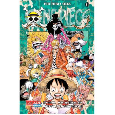 Carlsen One Piece, Band 81, Fiction de Eiichiro Oda - Publicité Carlsen One Piece, Band 81, Fiction de Eiichiro Oda - Publicité