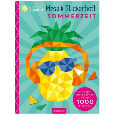 Ars Edition, Autocollants, I Love Summer – Mosaik-Stickerheft Sommerzeit (1000 Autocollants) - Publicité Ars Edition, Autocollants, I Love Summer – Mosaik-Stickerheft Sommerzeit (1000 Autocollants) - Publicité