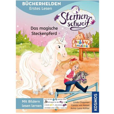 Kosmos Sternenschweif, Bücherhelden Erstes Lesen, Das magische Steckenpferd, Livre pour enfants de Carola de Chaudière, Linda Chapman, Glacière Anna-Lena - Publicité Kosmos Sternenschweif, Bücherhelden Erstes Lesen, Das magische Steckenpferd, Livre pour enfants de Carola de Chaudière, Linda Chapman, Glacière Anna-Lena - Publicité