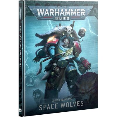 Games Workshop Warhammer 40k - Codex V.10 Space Wolves (En) (Carton) - Publicité Games Workshop Warhammer 40k - Codex V.10 Space Wolves (En) (Carton) - Publicité