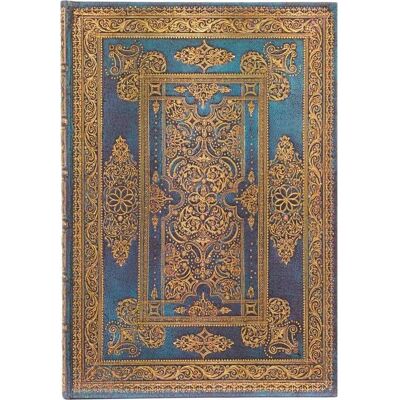 Paperblanks, Cahier + bloc-notes, Carnets à couverture rigide - Luxe Bleu - Midi - Ligné (A5, À rayures, Couverture rigide) - Publicité Paperblanks, Cahier + bloc-notes, Carnets à couverture rigide - Luxe Bleu - Midi - Ligné (A5, À rayures, Couverture rigide) - Publicité