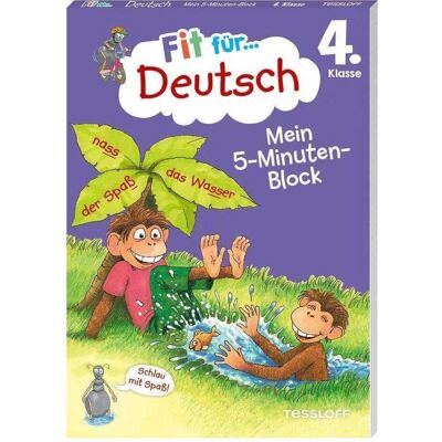 Tessloff Fit für Deutsch 4. Klasse. Mein 5-Minuten-Block, Manuels scolaires de Guido Wandrey, Werner Zenker - Publicité Tessloff Fit für Deutsch 4. Klasse. Mein 5-Minuten-Block, Manuels scolaires de Guido Wandrey, Werner Zenker - Publicité