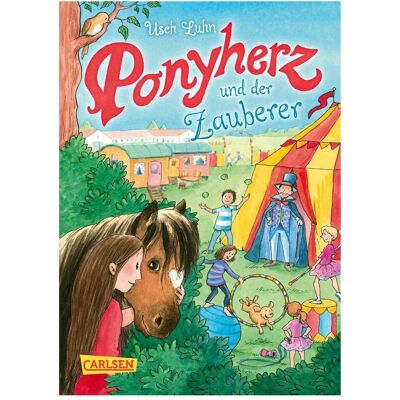 Carlsen Ponyherz 23: Ponyherz und der Zauberer, Livre pour enfants de Franziska Harvey, Usch Luhn - Publicité Carlsen Ponyherz 23: Ponyherz und der Zauberer, Livre pour enfants de Franziska Harvey, Usch Luhn - Publicité