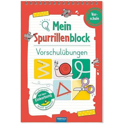 Mein Spurrillenblock Vorschulübungen 15x23 cm 48 Seiten, Manuels scolaires de Trötsch Verlag GmbH & Co.KG (Éditions Trötsch) - Publicité Mein Spurrillenblock Vorschulübungen 15x23 cm 48 Seiten, Manuels scolaires de Trötsch Verlag GmbH & Co.KG (Éditions Trötsch) - Publicité
