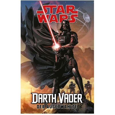 Panini Star Wars (Pocket Edition): Darth Vader - Der Auserwählte, Fiction de Giuseppe Camuncoli, Charles Soule, Kieron Gillen, Salvador Larroca, Michael Nagula - Publicité Panini Star Wars (Pocket Edition): Darth Vader - Der Auserwählte, Fiction de Giuseppe Camuncoli, Charles Soule, Kieron Gillen, Salvador Larroca, Michael Nagula - Publicité