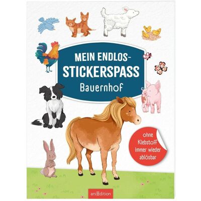 Ars Edition, Autocollants, Mein Endlos-Stickerspass Bauernhof - Publicité Ars Edition, Autocollants, Mein Endlos-Stickerspass Bauernhof - Publicité
