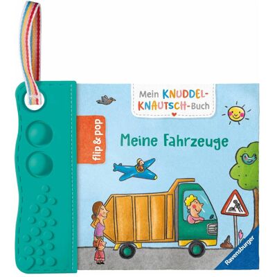 Ravensburger, Livres pour bébé, Mein Knuddel-Knautsch-Buch: flip&pop. Meine Fahrzeuge (Allemand) - Publicité Ravensburger, Livres pour bébé, Mein Knuddel-Knautsch-Buch: flip&pop. Meine Fahrzeuge (Allemand) - Publicité