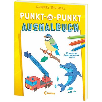 Loewe Punkt-zu-Punkt-Ausmalbuch (gelb) - Publicité Loewe Punkt-zu-Punkt-Ausmalbuch (gelb) - Publicité