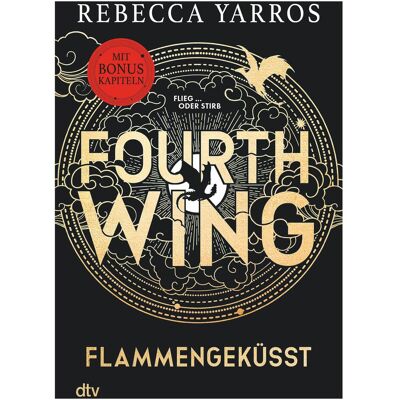 DTV Fourth Wing – Flammengeküsst, Fiction de Rebecca Yarros - Publicité DTV Fourth Wing – Flammengeküsst, Fiction de Rebecca Yarros - Publicité
