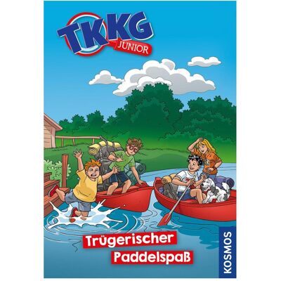 Kosmos TKKG Junior, 18, Trügerischer Paddelspass, Livre pour enfants de Benjamin Schreuder, COMICON S.L./ Beroy + San Julian - Publicité Kosmos TKKG Junior, 18, Trügerischer Paddelspass, Livre pour enfants de Benjamin Schreuder, COMICON S.L./ Beroy + San Julian - Publicité