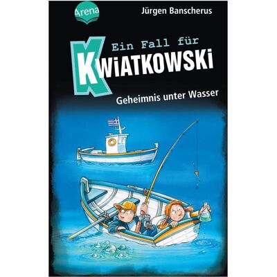 Arena Ein Fall für Kwiatkowski (29). Geheimnis unter Wasser, Livre pour enfants de Jürgen Banscherus, Ralf Butschkov - Publicité Arena Ein Fall für Kwiatkowski (29). Geheimnis unter Wasser, Livre pour enfants de Jürgen Banscherus, Ralf Butschkov - Publicité