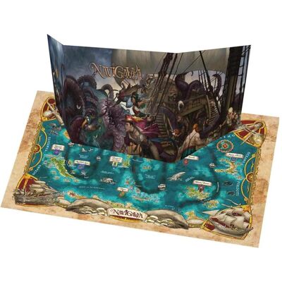 Asmodée Navigavia - Kit del Game Master (Allemand) - Publicité Asmodée Navigavia - Kit del Game Master (Allemand) - Publicité