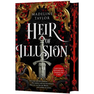 DTV Heir of Illusion, Fiction de Julia Schwenk, Madeline Taylor - Publicité DTV Heir of Illusion, Fiction de Julia Schwenk, Madeline Taylor - Publicité