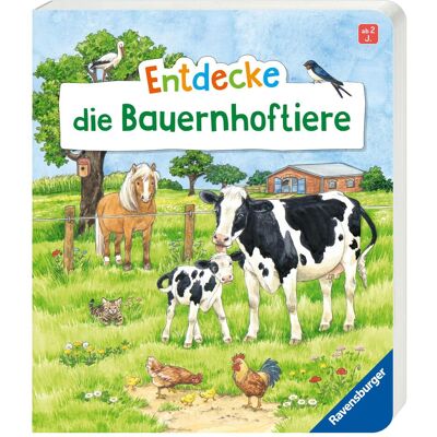 Ravensburger, Livres pour bébé, Entdecke die Bauernhoftiere (Allemand) - Publicité Ravensburger, Livres pour bébé, Entdecke die Bauernhoftiere (Allemand) - Publicité