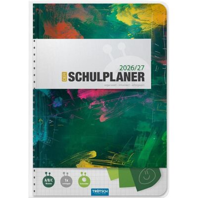 Trötsch, Agenda, SchulplanerGrün2026/2027 (A5, 1 semaine / 2 pages) - Publicité Trötsch, Agenda, SchulplanerGrün2026/2027 (A5, 1 semaine / 2 pages) - Publicité