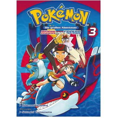 Panini Pokémon - Die grossen Abenteuer: Rubin und Saph..., Fiction de Satoshi Yamamamoto, Hidenori Kusaka, Gyo Araiwa - Publicité Panini Pokémon - Die grossen Abenteuer: Rubin und Saph..., Fiction de Satoshi Yamamamoto, Hidenori Kusaka, Gyo Araiwa - Publicité