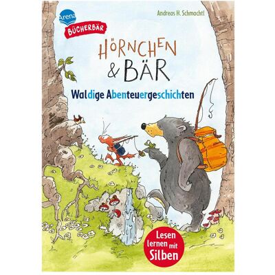 Arena Lesen lernen mit Silben – Hörnchen & Bär – Waldige Abenteue, Livre pour enfants de Andreas H. Schmachtl - Publicité Arena Lesen lernen mit Silben – Hörnchen & Bär – Waldige Abenteue, Livre pour enfants de Andreas H. Schmachtl - Publicité