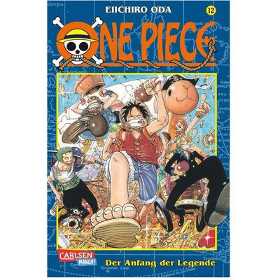 Carlsen One Piece, Band 12, Fiction de Eiichiro Oda - Publicité Carlsen One Piece, Band 12, Fiction de Eiichiro Oda - Publicité
